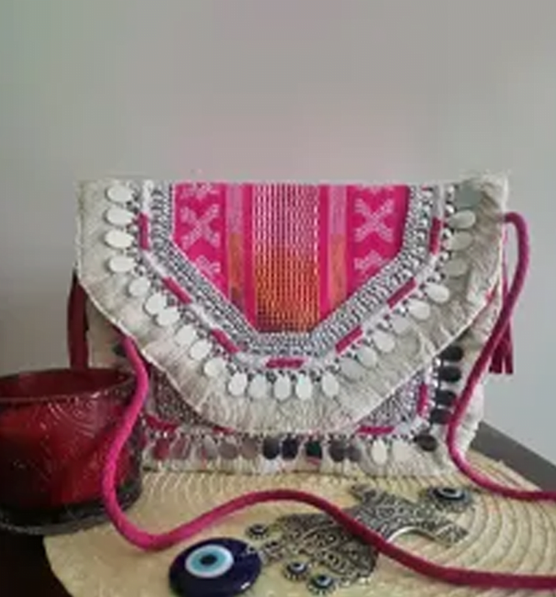 Pink Boho Purse